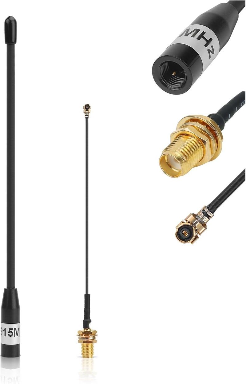 MakerHawk 915MHz Antenna 10dBi Gain for Meshtastic LoRa Long Range Soft Whip Antenna, 17cm Omni SMA Male Black (1 Pack) - Image 1